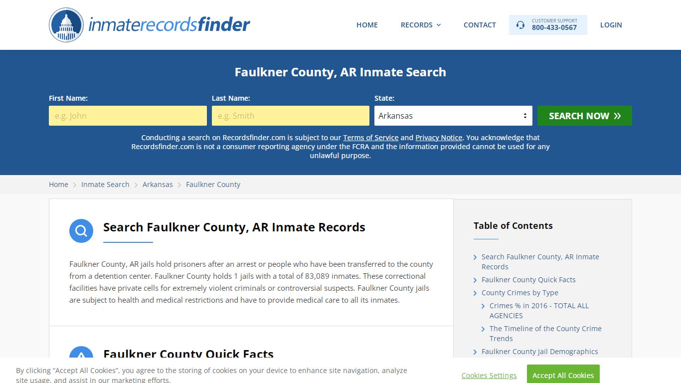 Faulkner County, AR Inmate Lookup & Jail Records Online