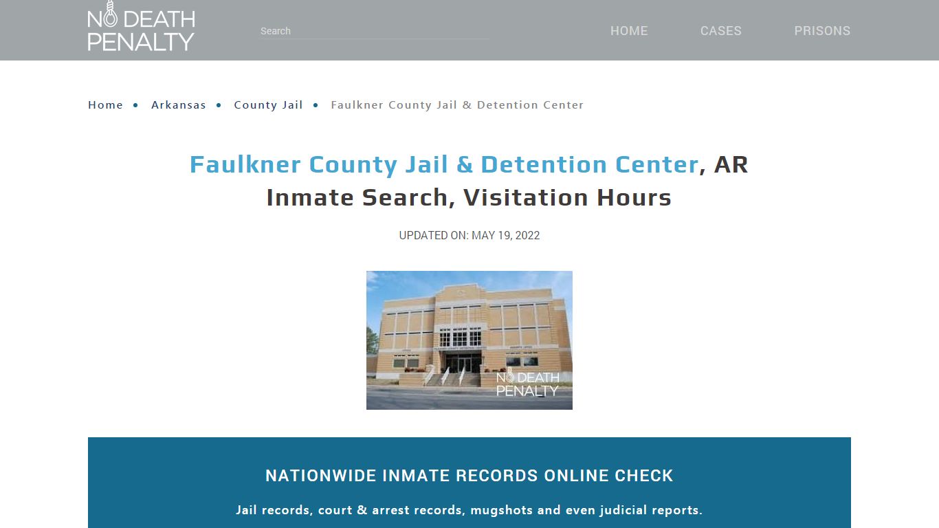 Faulkner County Jail & Detention Center, AR Inmate Search ...